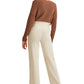 OXXO Womens Bottoms L / Off-White OXXO - Lenin Wide Trousers