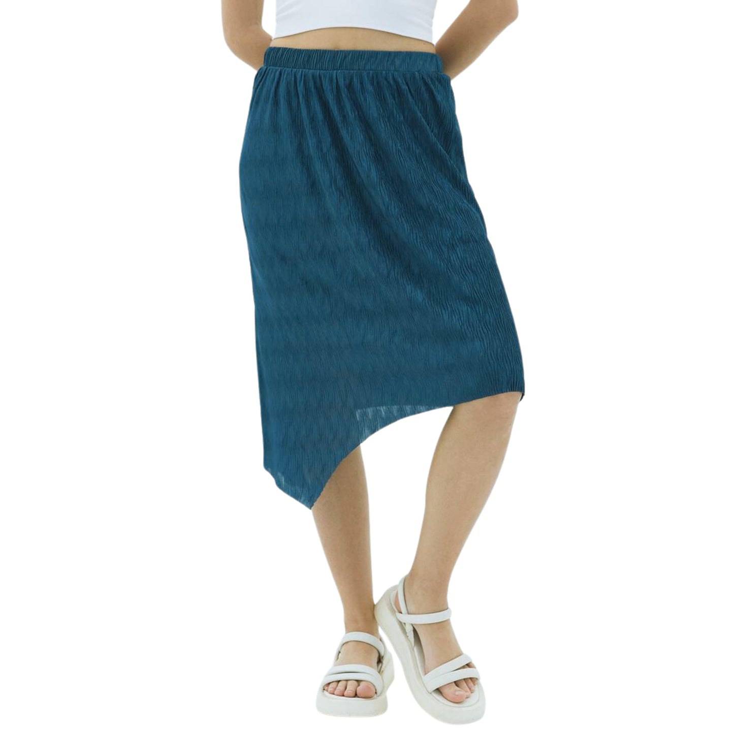 OXXO Womens Bottoms OXXO - Long Asymmetric Skirt