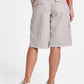 OXXO Womens Bottoms S / 38 / Beige OXXO - Long Pocket Cargo Shorts