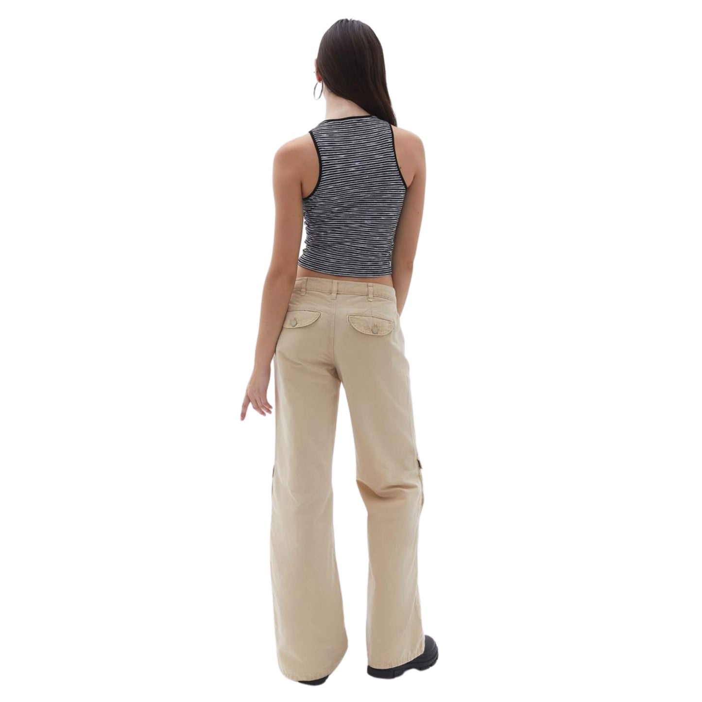 OXXO Womens Bottoms OXXO - Low Rise Baggy Fit Cargo Pants