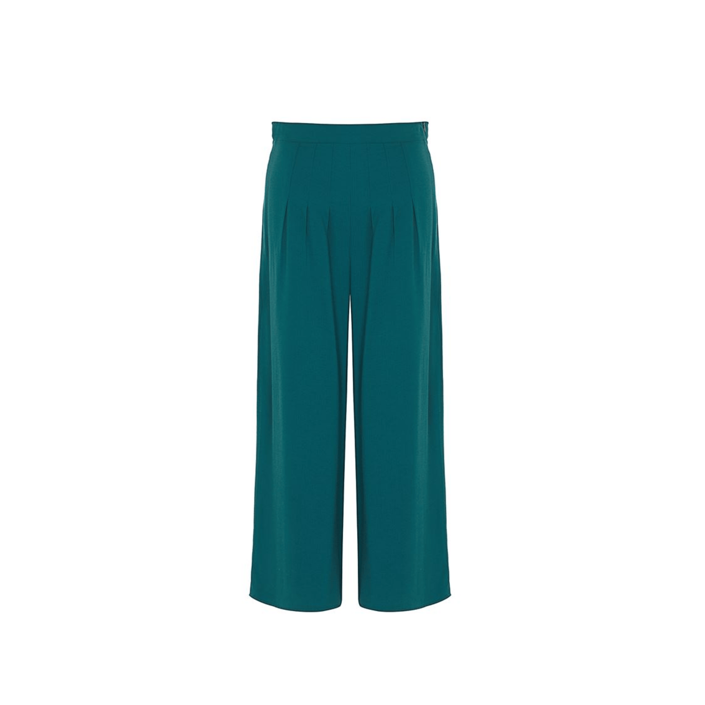 OXXO Womens Bottoms L / Green / 42 OXXO - Pleated Loose Trousers