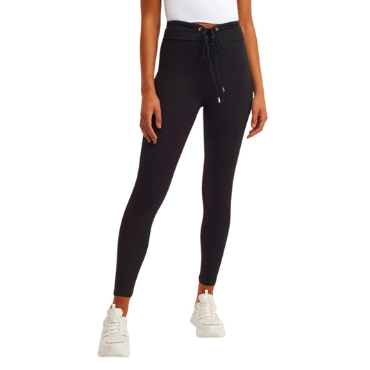 OXXO Womens Bottoms OXXO - Waist Detailed Cotton Leggings