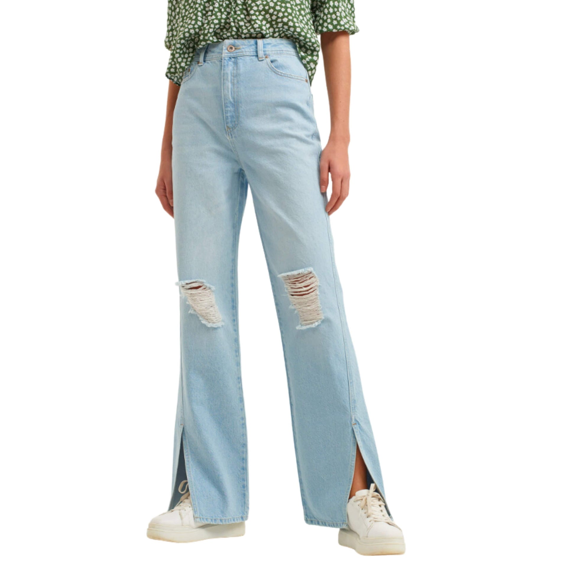 OXXO Womens Bottoms M / Light blue / 30 OXXO - wide leg pants