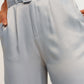 OXXO Womens Bottoms OXXO - Wide Leg Pants With Belt Detail