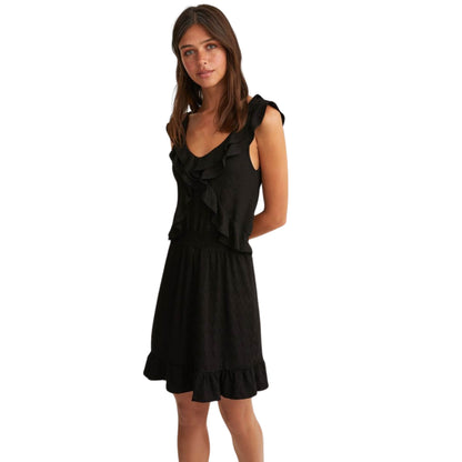 OXXO Womens Dress XS / Black OXXO -  Collar Detailed Mini Dress