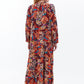 OXXO Womens Dress XXS / Multi-Color / 34 OXXO - Mixed Floral print tiered maxi dress