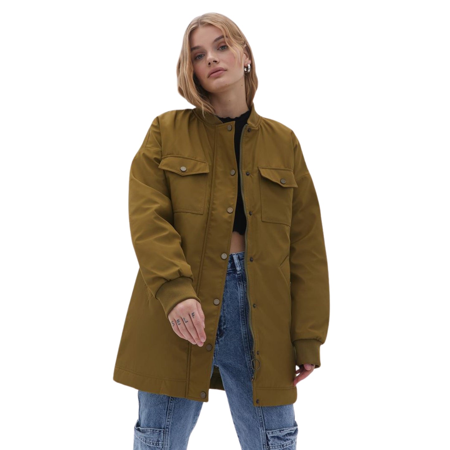 OXXO Womens Jackets S / Green OXXO - Bomber jacket