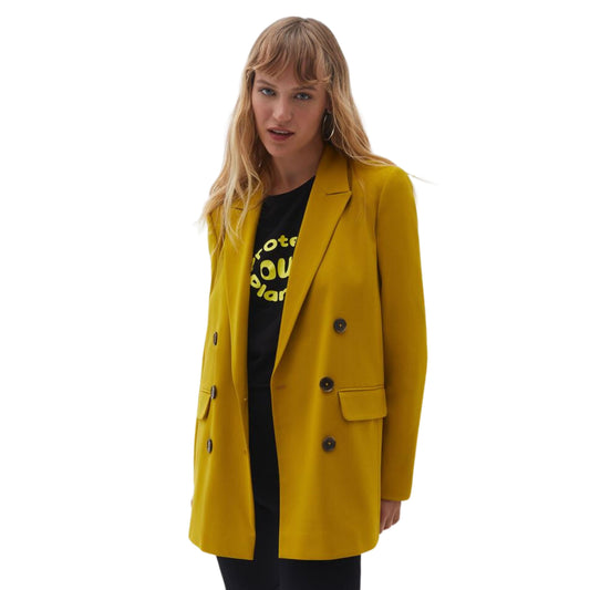 OXXO Womens Jackets M / Yellow OXXO - Boyfriend Blazer