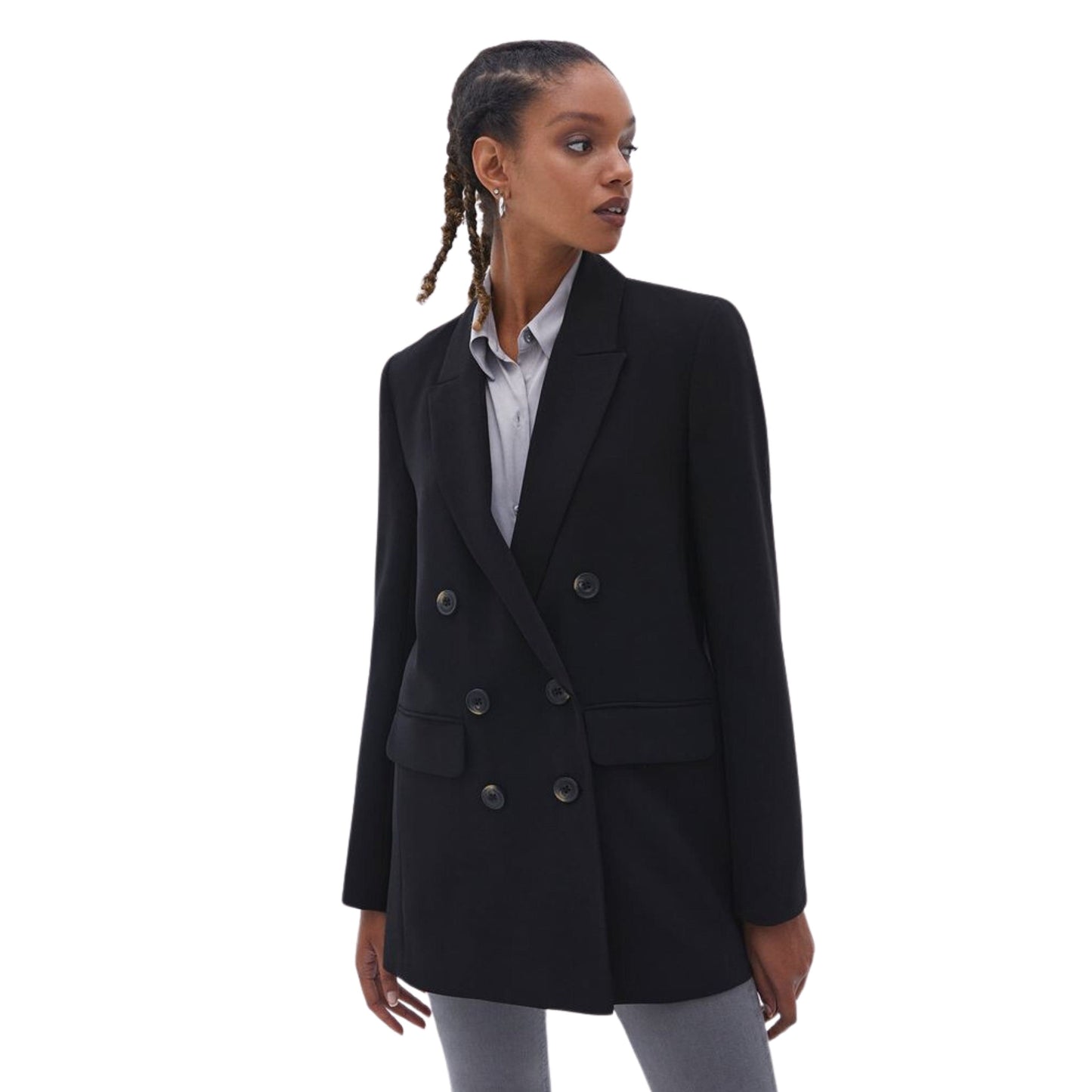 OXXO Womens Jackets S / Black OXXO - Boyfriend Blazer