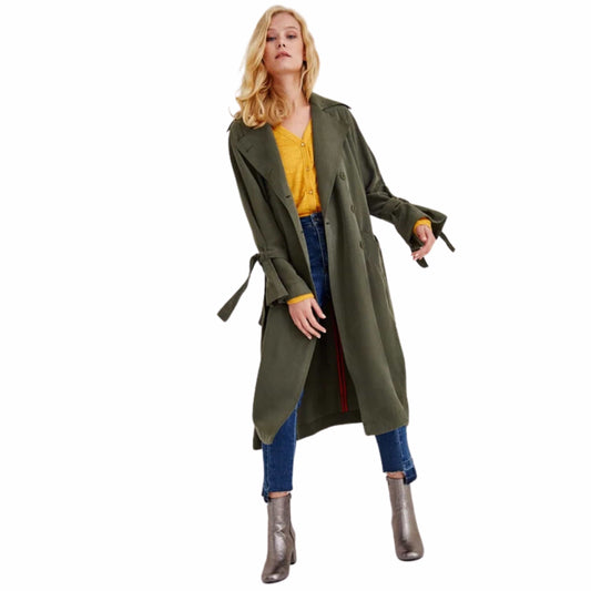 OXXO Womens Jackets S / Green OXXO - Bushes Coat