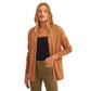 OXXO Womens Jackets L / Brown OXXO - Midi Length Knitwear Cardigan