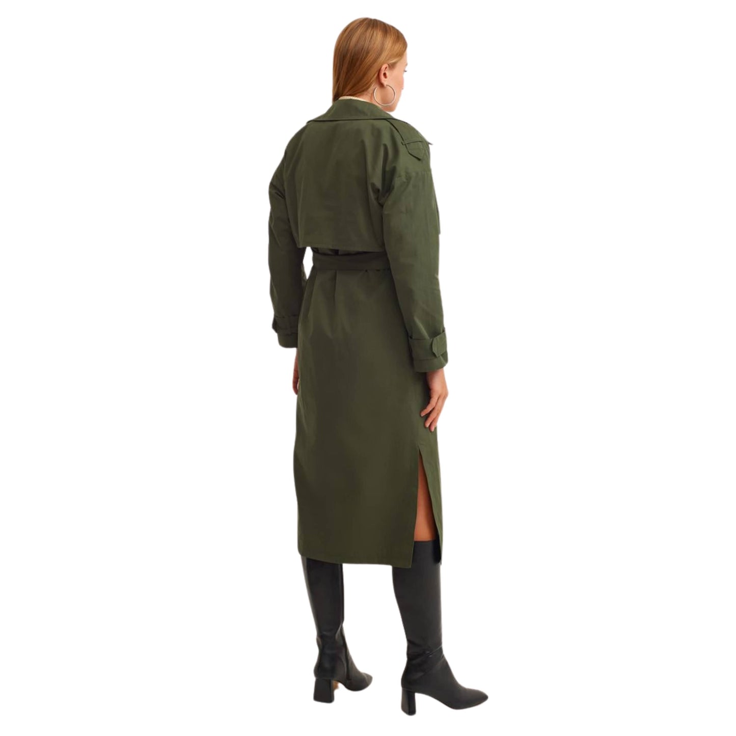 OXXO Womens Jackets OXXO - Oversize Long Trench Coat