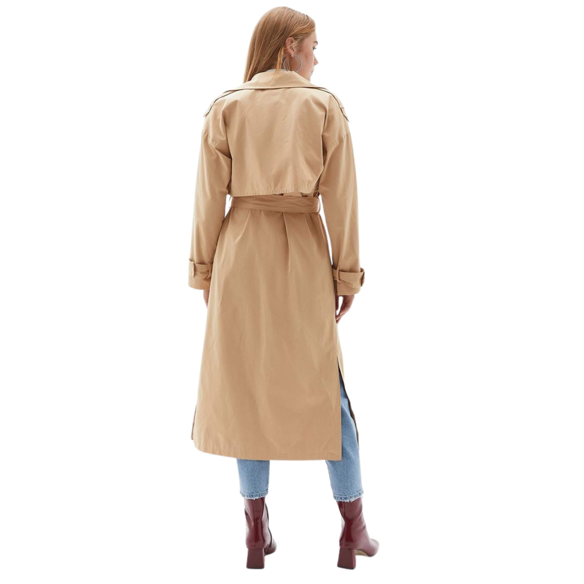 OXXO Womens Jackets OXXO - Oversize Long Trench Coat