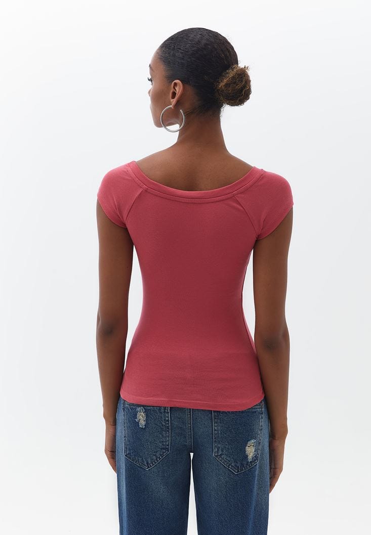 OXXO Womens Tops OXXO - Cotton Stretchy Tshirt