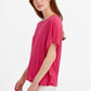 OXXO Womens Tops L / Pink OXXO - Crew Neck Flounce T-Shirt