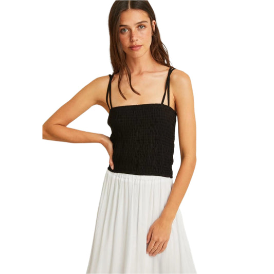 OXXO Womens Tops L / Black OXXO - Crop Blouse
