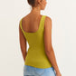 OXXO Womens Tops OXXO - Flexible Textured Square Neck Undershirt