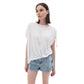 OXXO Womens Tops One Size / White OXXO - Gathered Oversize Tshirt