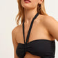 OXXO Womens Tops OXXO -  Halter Cut Out Crop Top