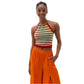 OXXO Womens Tops S / Multi-Color OXXO -  Halter Neck Knitted Undershirt