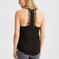 OXXO Womens Tops OXXO - Lace Detailed Linen Tank top