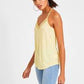 OXXO Womens Tops OXXO - Lace Detailed Linen Tank top