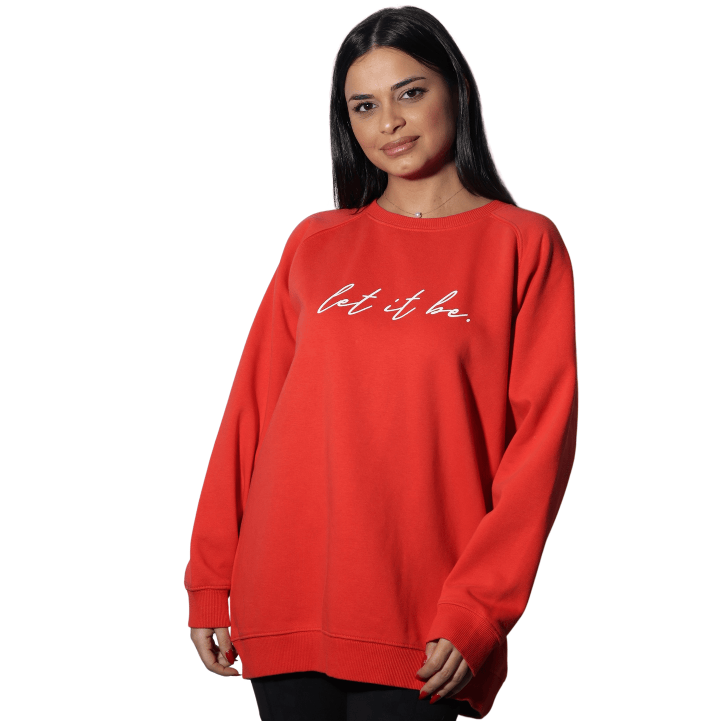 OXXO Womens Tops OXXO - Let It Be Printed Sweatshirt