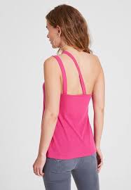 OXXO Womens Tops XL / Pink OXXO - Pink Cross Linked Tank Top