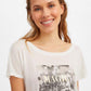 OXXO Womens Tops L / White OXXO -  Printed Summer T-Shirt