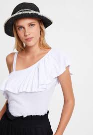 OXXO Womens Tops XS / White OXXO - Ruffled Blouse