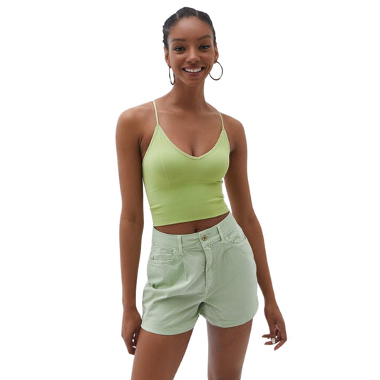 OXXO Womens Tops L / Green OXXO - Seamless Crop Top