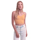 OXXO Womens Tops L / Beige OXXO - Seamless Crop Top