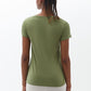 OXXO Womens Tops L / Green OXXO - Soft Touch V-neck Tshirt