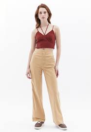 OXXO Womens Tops OXXO - Tie Up Crop Top