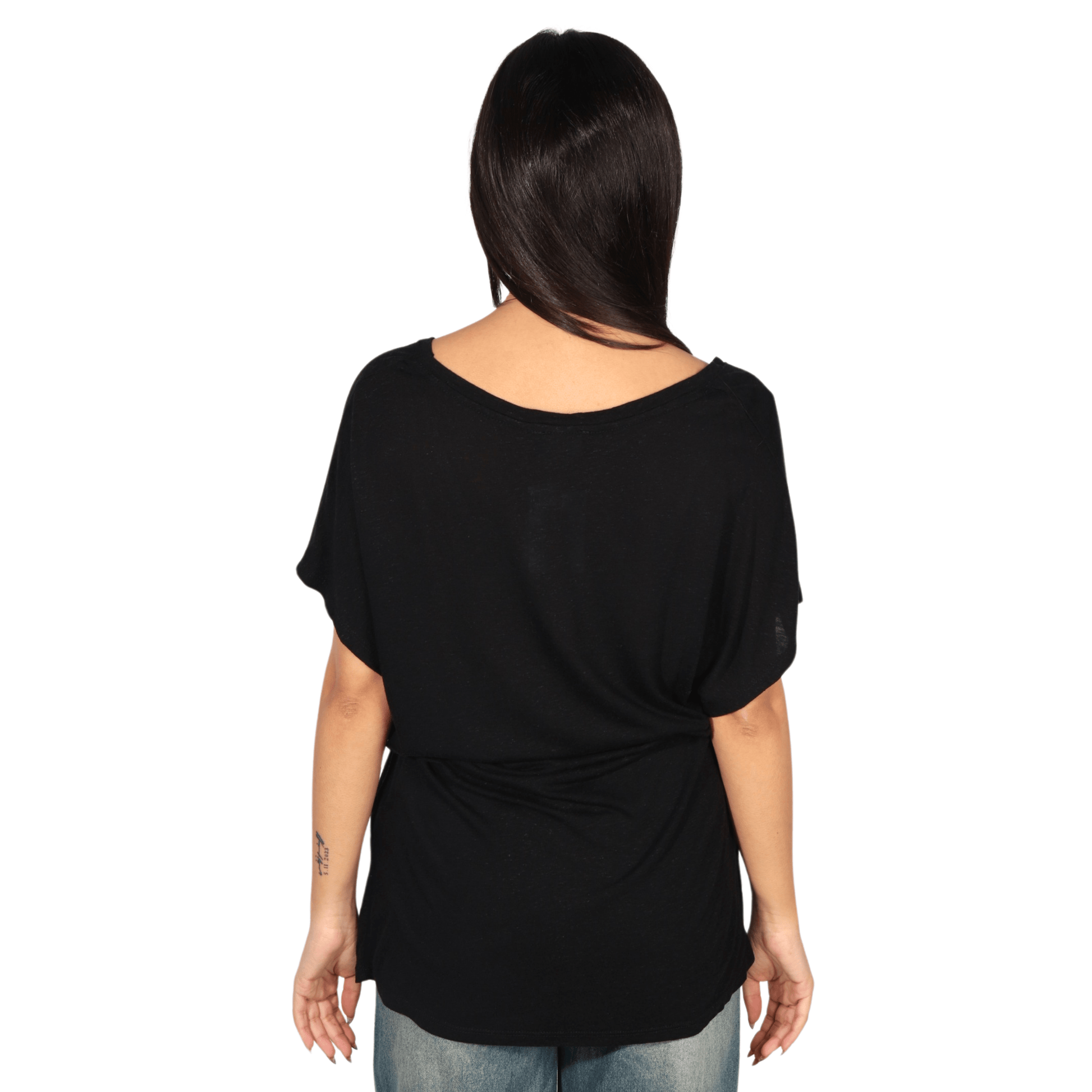 OXXO Womens Tops M / Black OXXO - V Neck Blouse