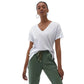 OXXO Womens Tops S / White OXXO - V-Neck Relaxed Fit T-Shirt