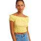 OXXO Womens Tops S / Yellow OXXO - Women's Off Shoulder