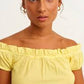 OXXO Womens Tops S / Yellow OXXO - Women's Off Shoulder