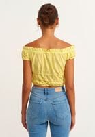 OXXO Womens Tops S / Yellow OXXO - Women's Off Shoulder