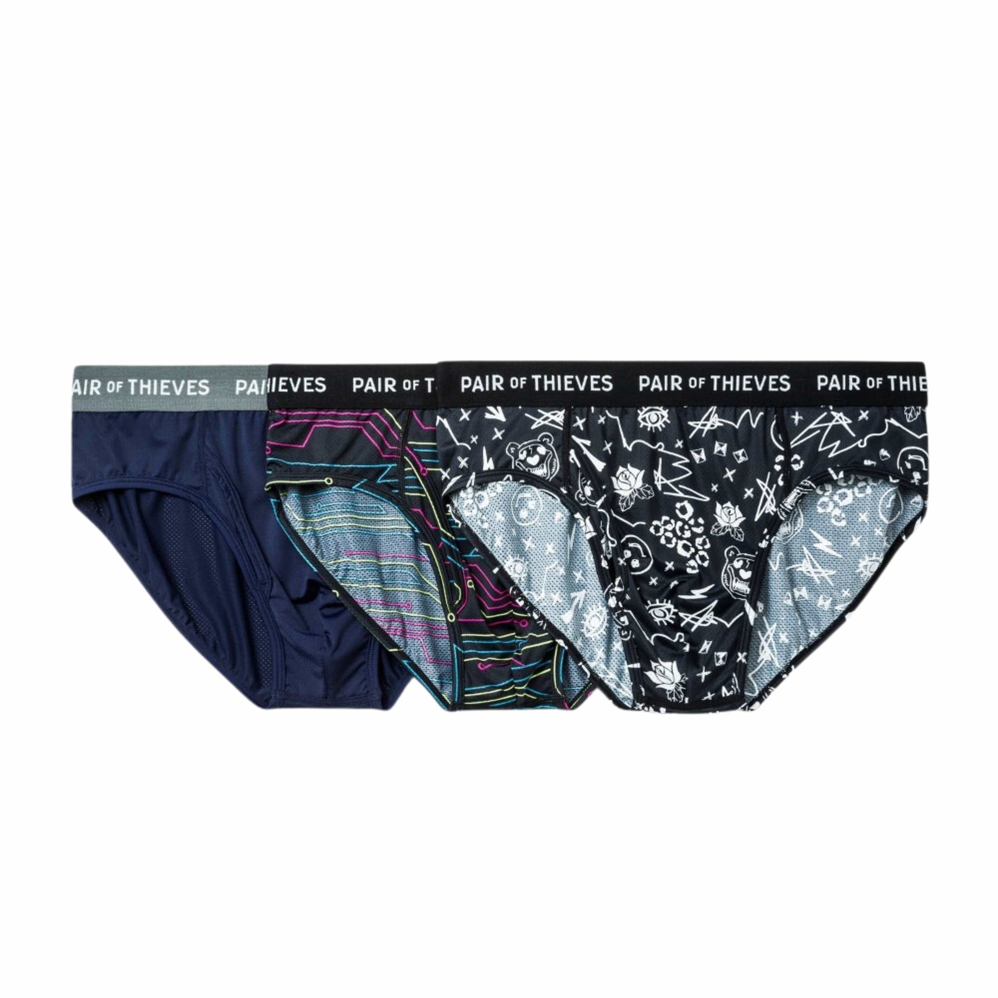 PAIR OF THIEVES Mens Underwear PAIR OF THIEVES - Men's Super Fit Briefs 3pk