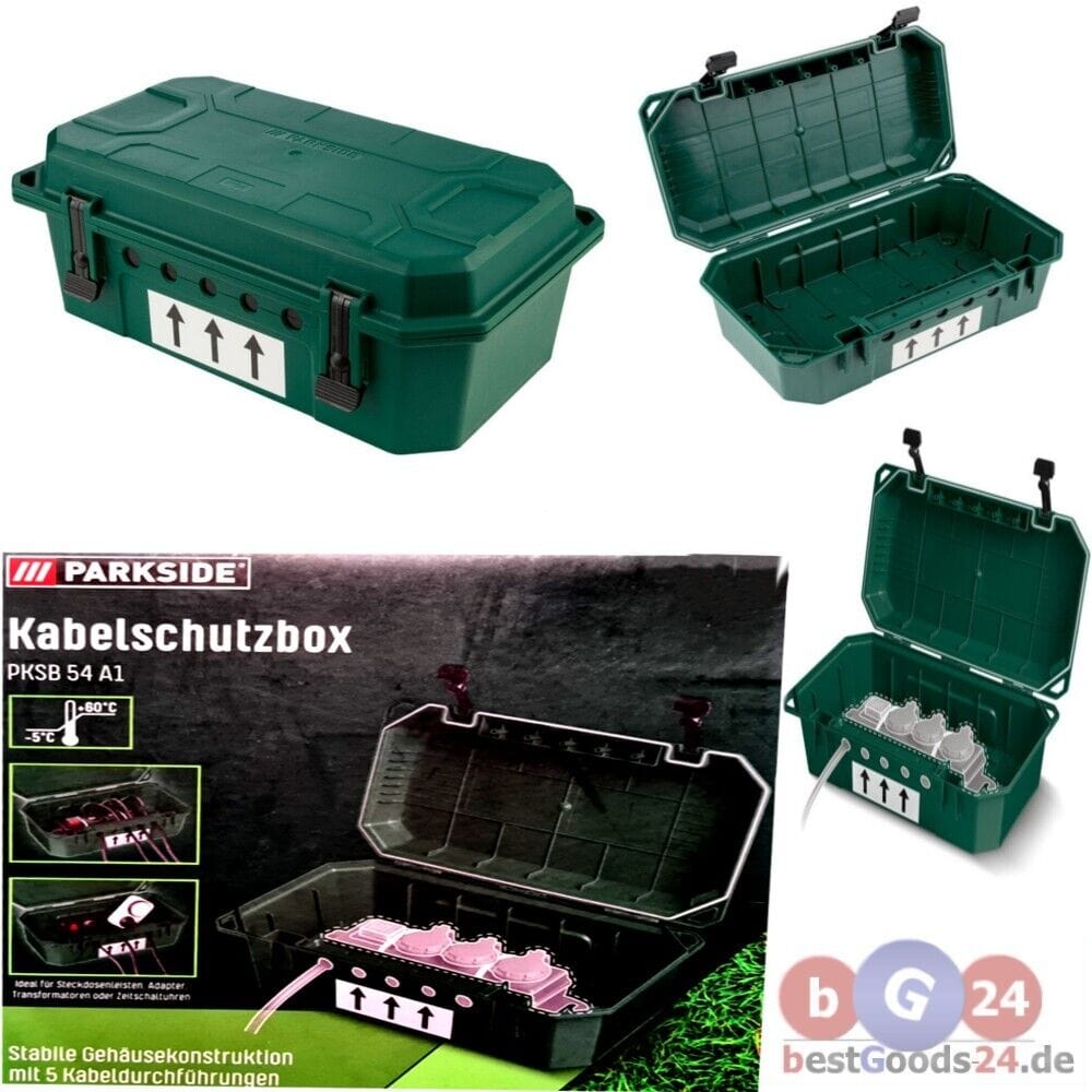 PARKSIDE Electronic Accessories Green PARKSIDE - PKSB 54 A1 cable protection box