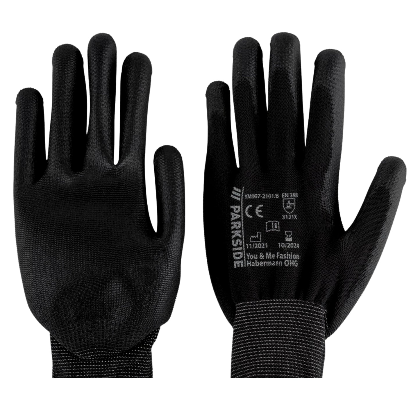 PARKSIDE Garden Accessories XL / Black PARKSIDE - Solid rubber gloves 2 per pack
