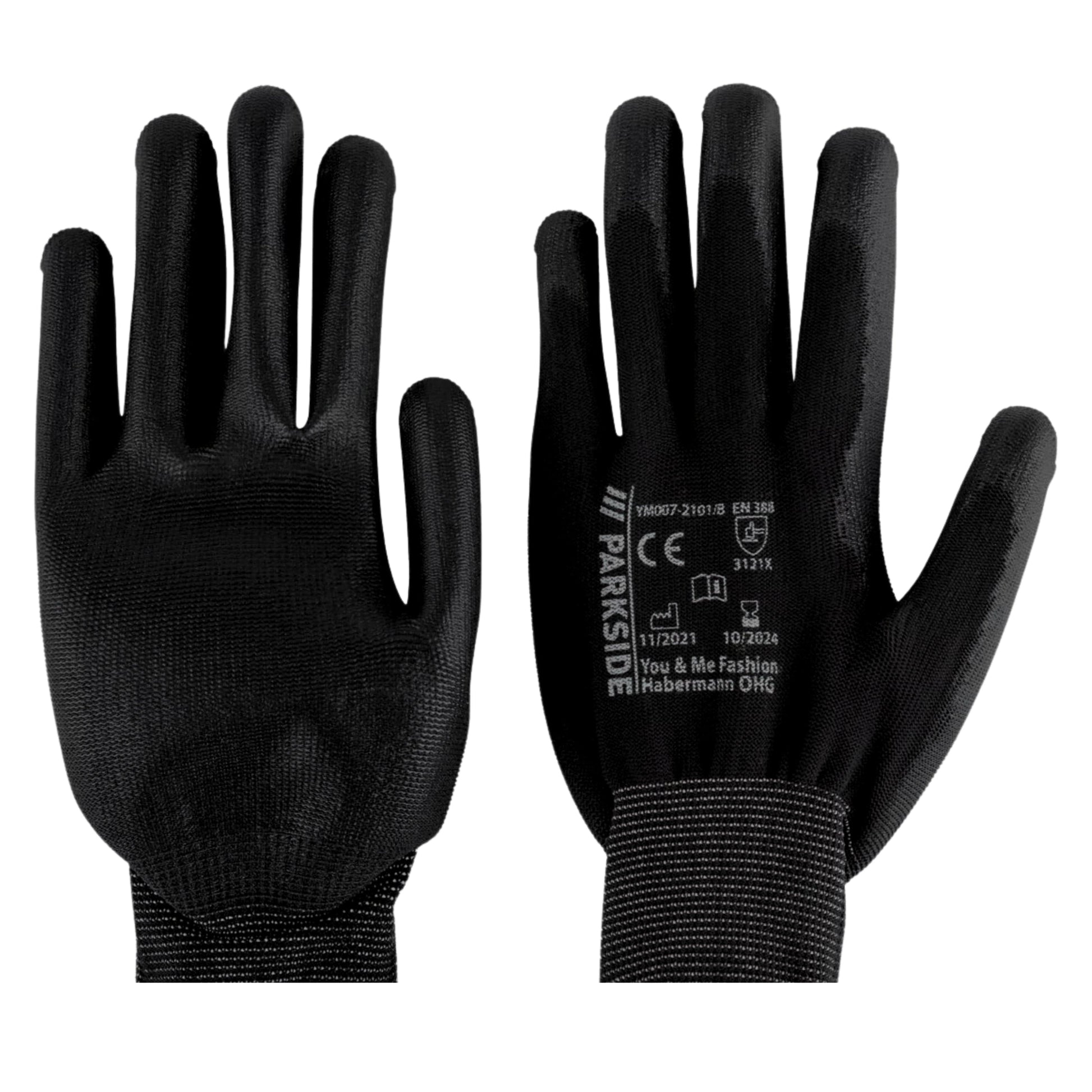 PARKSIDE Garden Accessories XL / Black PARKSIDE - Solid rubber gloves 2 per pack