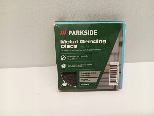 PARKSIDE Power & Hand Tools PARKSIDE - 2 Pieces Metal Grinding Disc 76 mm