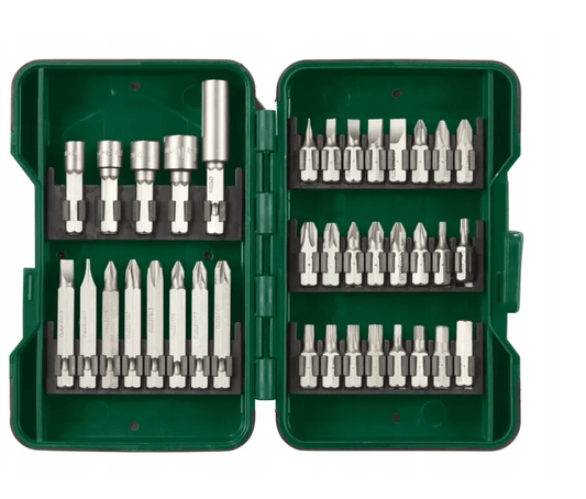 PARKSIDE Power & Hand Tools Silver PARKSIDE - Bit Set 37 Pieces