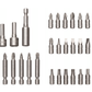 PARKSIDE Power & Hand Tools Silver PARKSIDE - Bit Set 37 Pieces