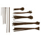 PARKSIDE Power & Hand Tools Brown PARKSIDE - Cable Tie Set 251 Pieces