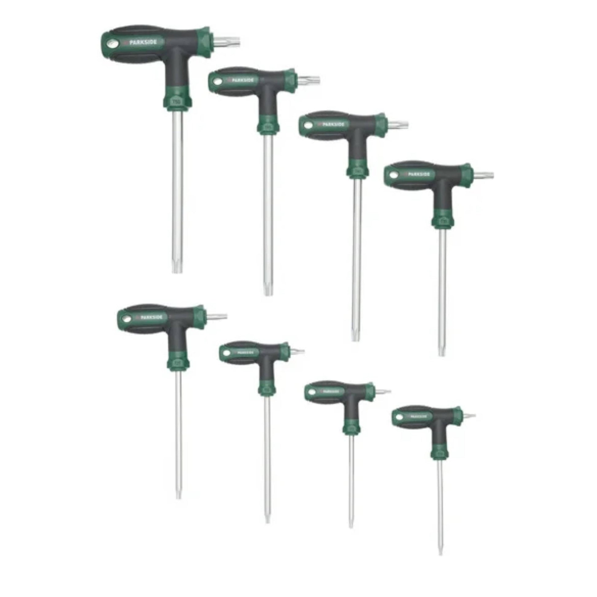 PARKSIDE Power & Hand Tools PARKSIDE - T-Handle Allen Key Set, 8 Piece