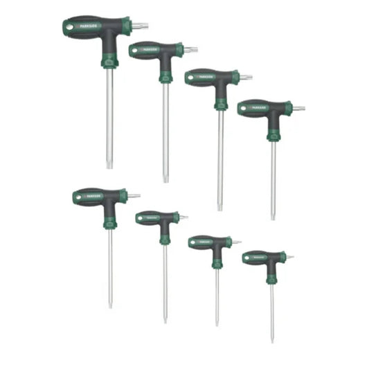 PARKSIDE Power & Hand Tools PARKSIDE - T-Handle Allen Key Set, 8 Piece