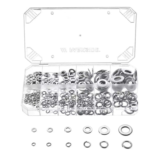 PARKSIDE Power & Hand Tools PARKSIDE - Washers & Spring Washers Assortment 537 piece in Box